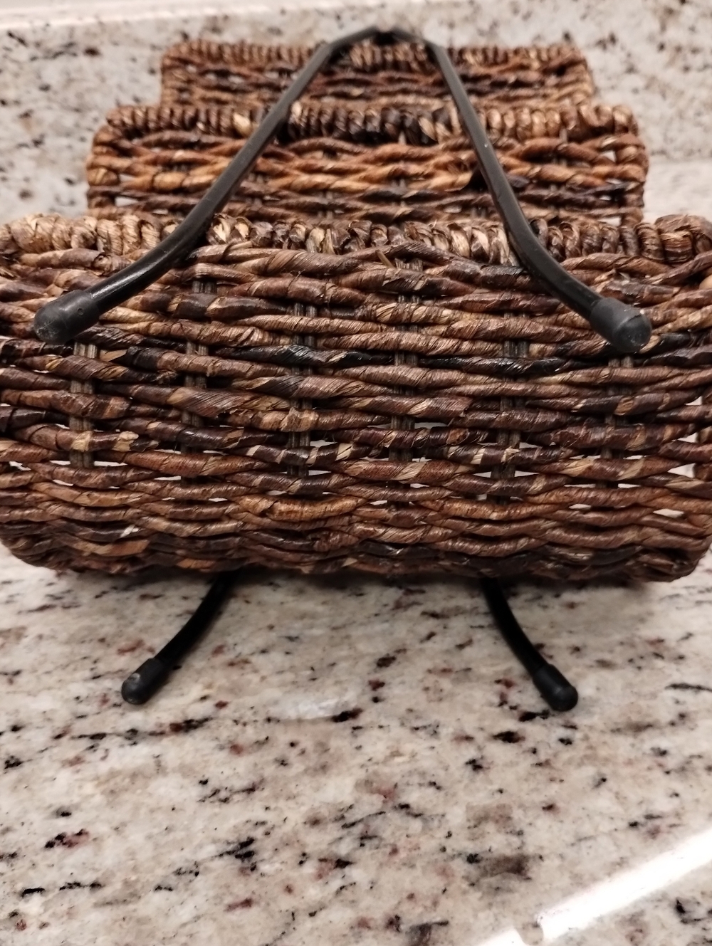 Wine Rack Wicker 3 Tier - Picture 5 of 6